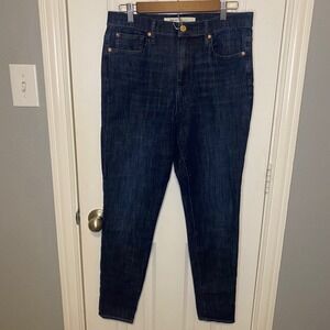 Gap True Skinny Super High Rise Dark Wash Jeans Women Size 31